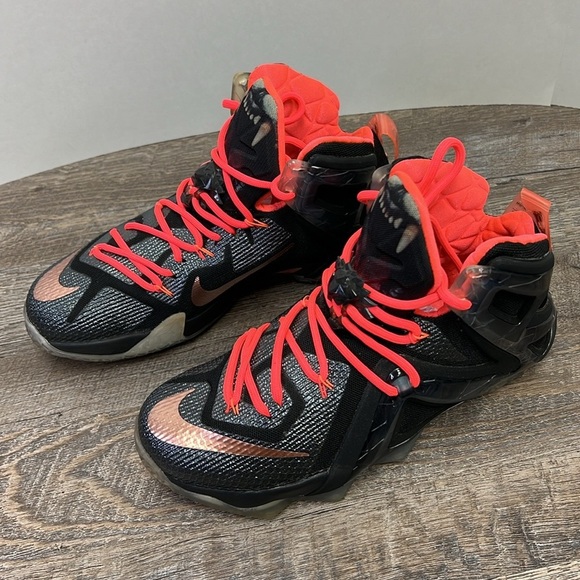 Nike LeBron 12 ‘Rose Gold’ 724559-091 Basketball Shoes Men’s Size 8 w/ Box main image 7